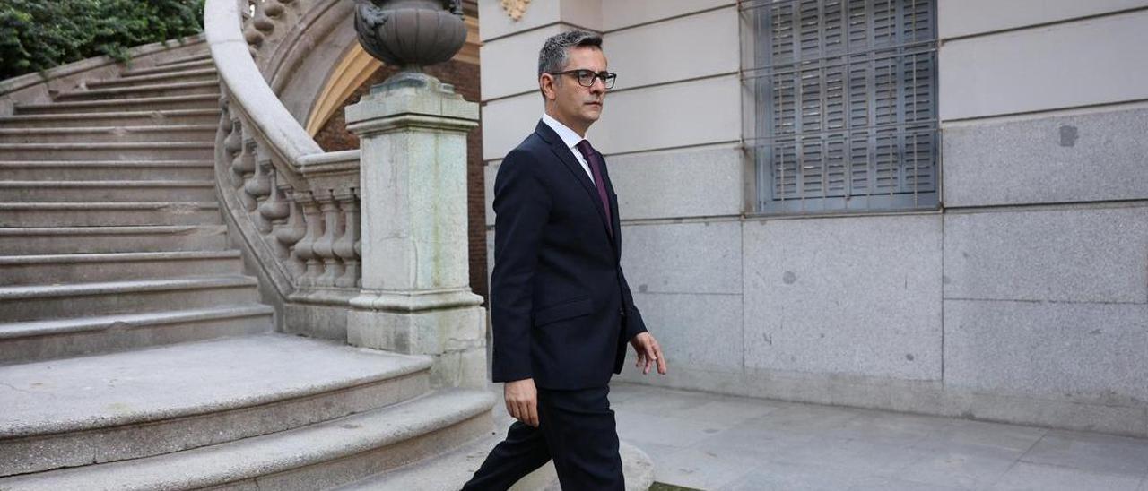 El ministro Félix Bolaños en la inauguracón de la Conferencia Internacional de Políticas Culturales