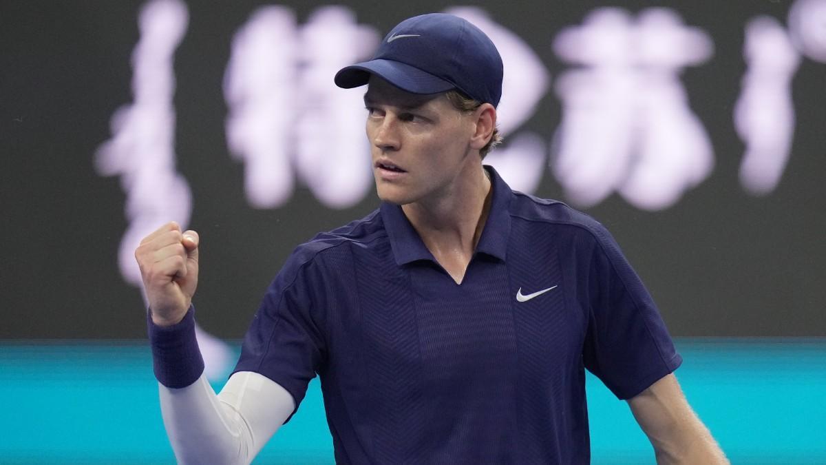 Jannik Sinner, en su debut en Pekín