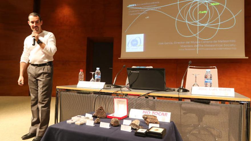 José García, durante su conferencia celebrada el pasado viernes en el Club Diario.