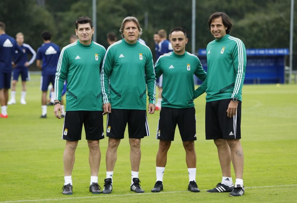 Primer entrenamiento del Real Oviedo para la tempo