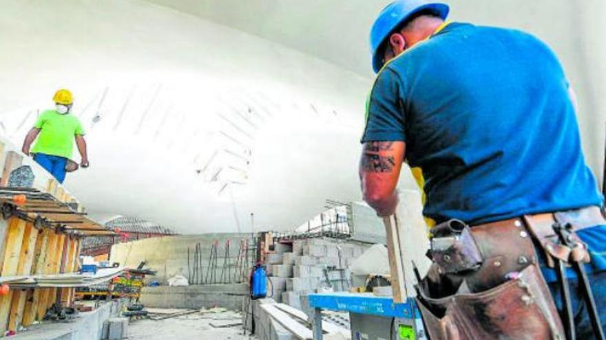 Obras de rehabilitación del hotel Gloria Palace, en San Agustín.