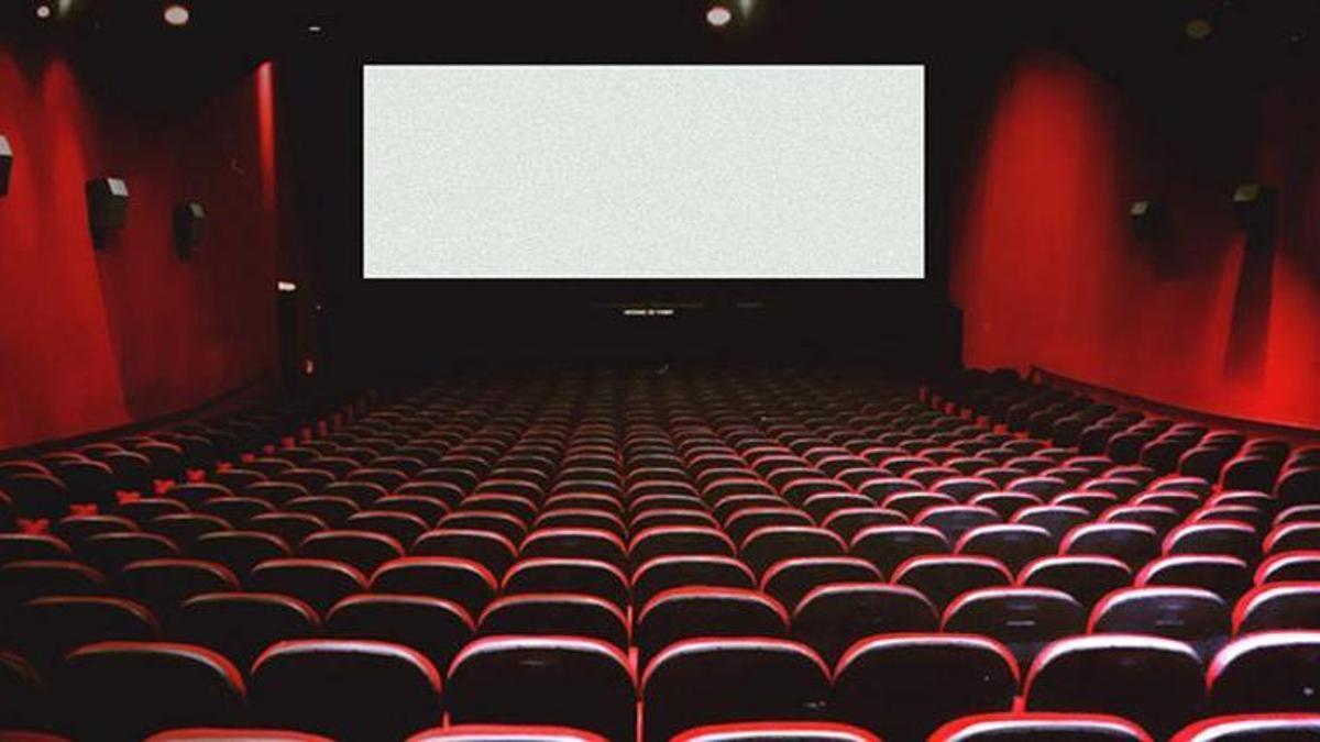 Una sala de cine.