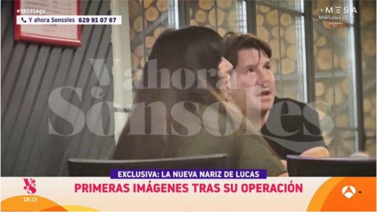 Imágenes de Lucas Gónzalez tras su operación