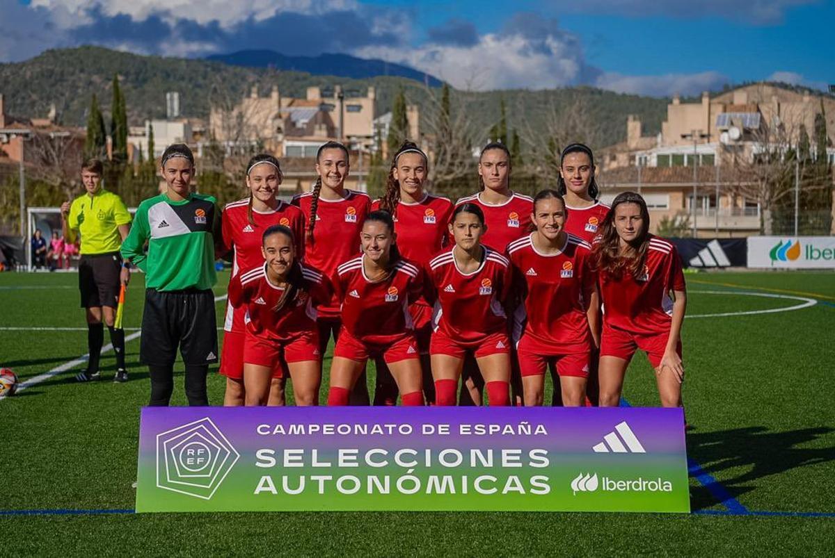 Fútbol. La selección femenina de Baleares sub-17 femenino cayó por 0-5 ante Catalunya