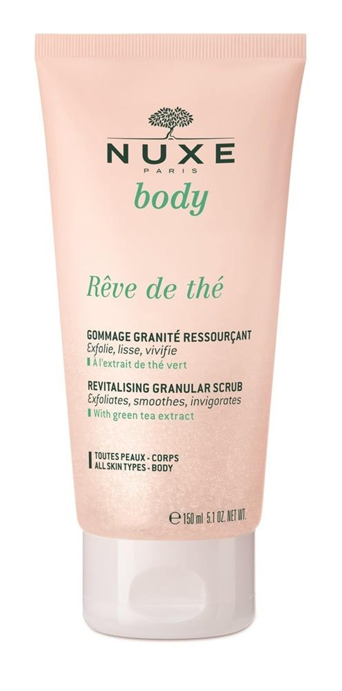 Exfoliante granulado revitalizante Rêve de Thé de Nuxe (Precio: 19,50 euros)