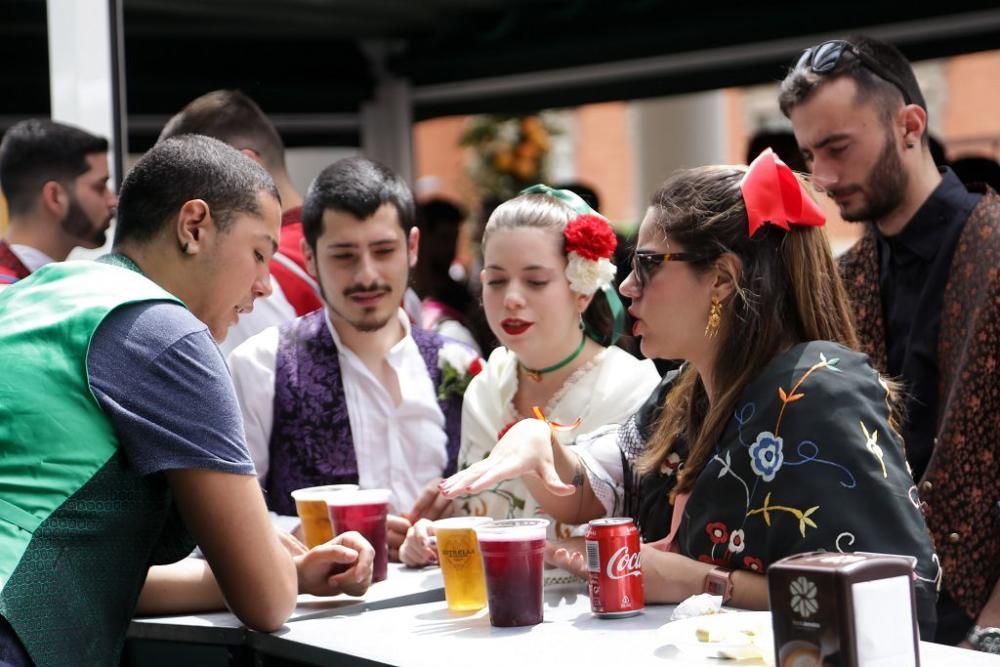 Ambiente en el Jardín de la Fama en el Bando de la Huerta