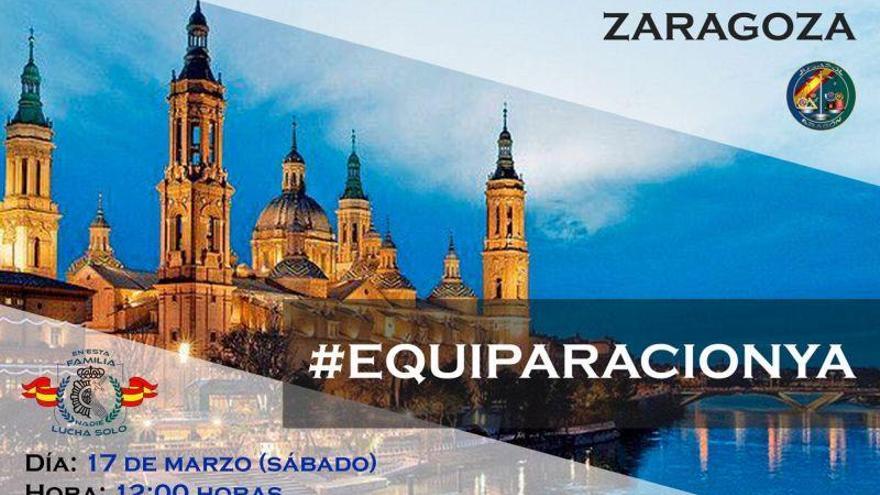 Zaragoza acogerá el 17-M una protesta policial por los salarios