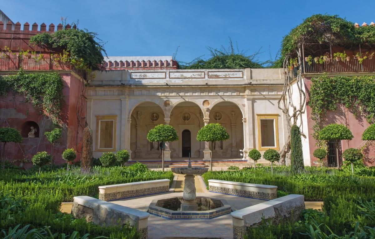 Los jardines de la Casa Pilatos en Sevilla