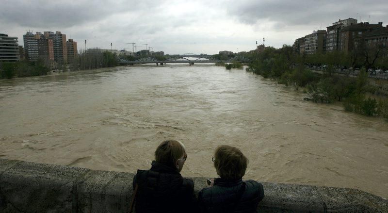 Crecida del Ebro en Zaragoza