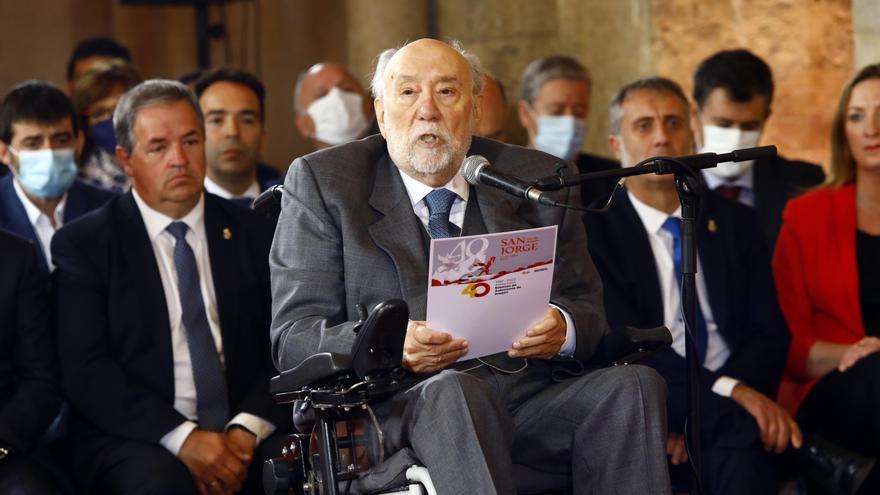 El discurso del Premio Aragón 2022, Eloy Fernández Clemente, fundador de &#039;Andalán&#039;