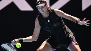 Garbiñe Muguruza, durante el Open de Australia