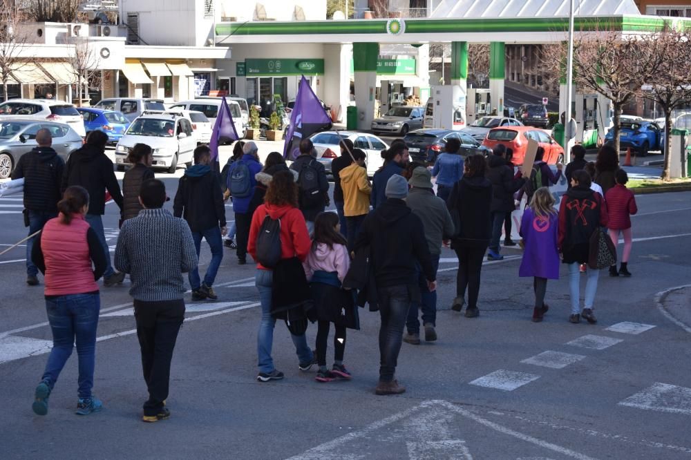 Manifestació 8-M a Berga