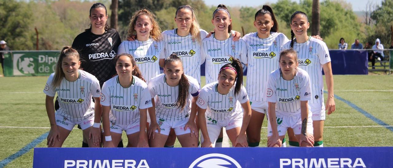 Once inicial del Córdoba CF Femenino ante el Deportivo de la Coruña.