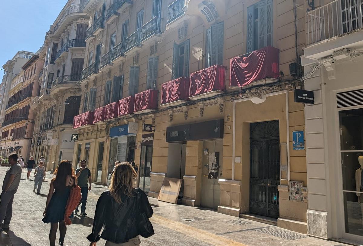 Otra imagen del edficio de la calle Especería en Málaag que ha adqurido el grupo Nealis para convertirlo en hotel.