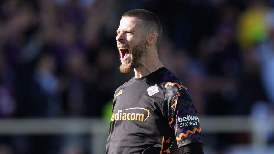 David De Gea, importante en la Fiorentina