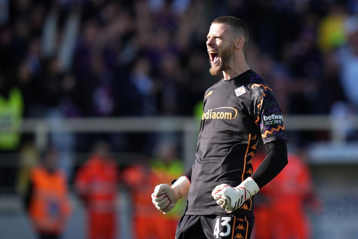 David De Gea, importante en la Fiorentina
