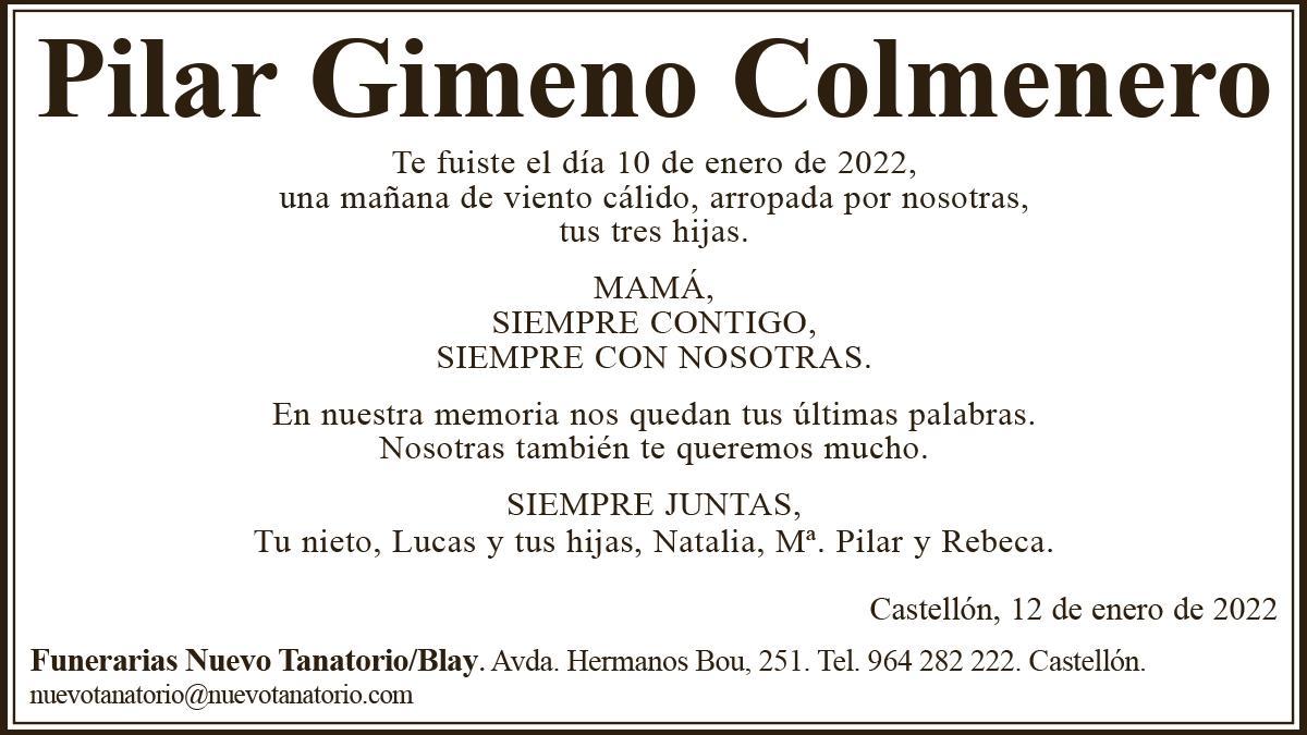 Pilar Gimeno Colmenero