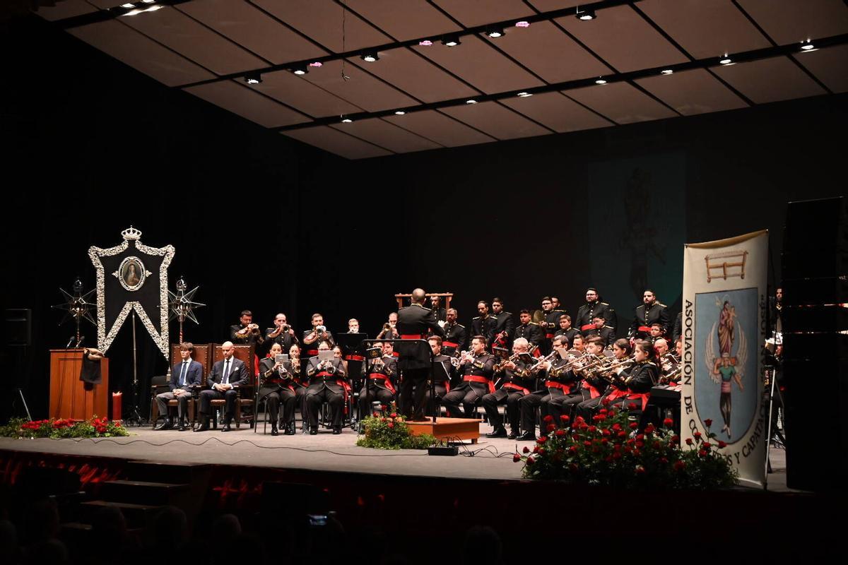 La Agrupación Musical Cristo Rey durante el acto.