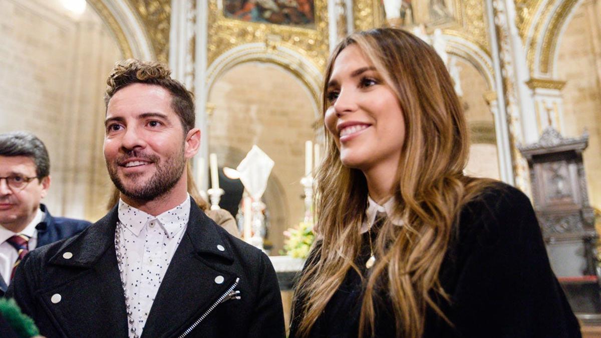 David Bisbal y Rosanna Zanetti, juntos en la Semana Santa de Almería