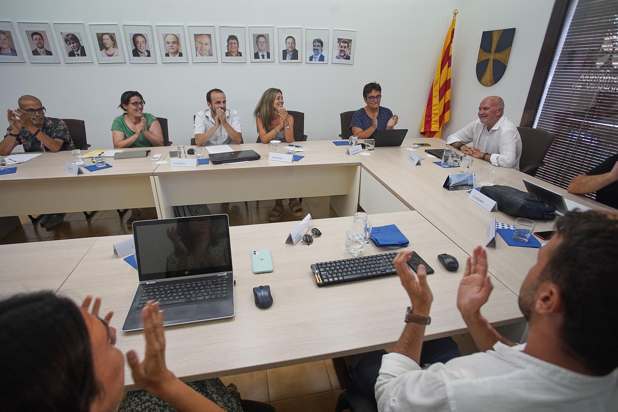 Ple de renúncia de l'alcalde de Vilablareix, David Mascort