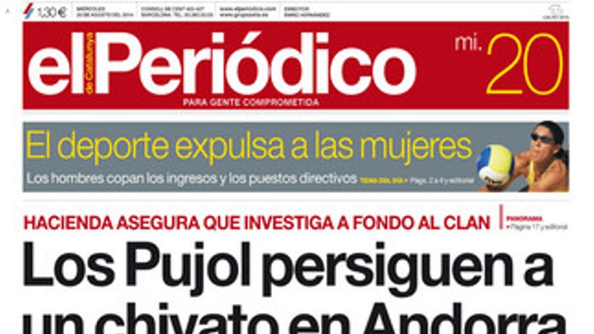 Portada de la edición del 20 de agosto.