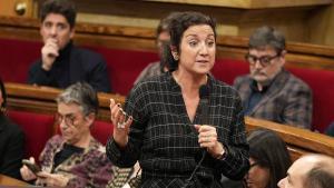 La consellera de Economia, Alícia Romero, este martes en el Parlament