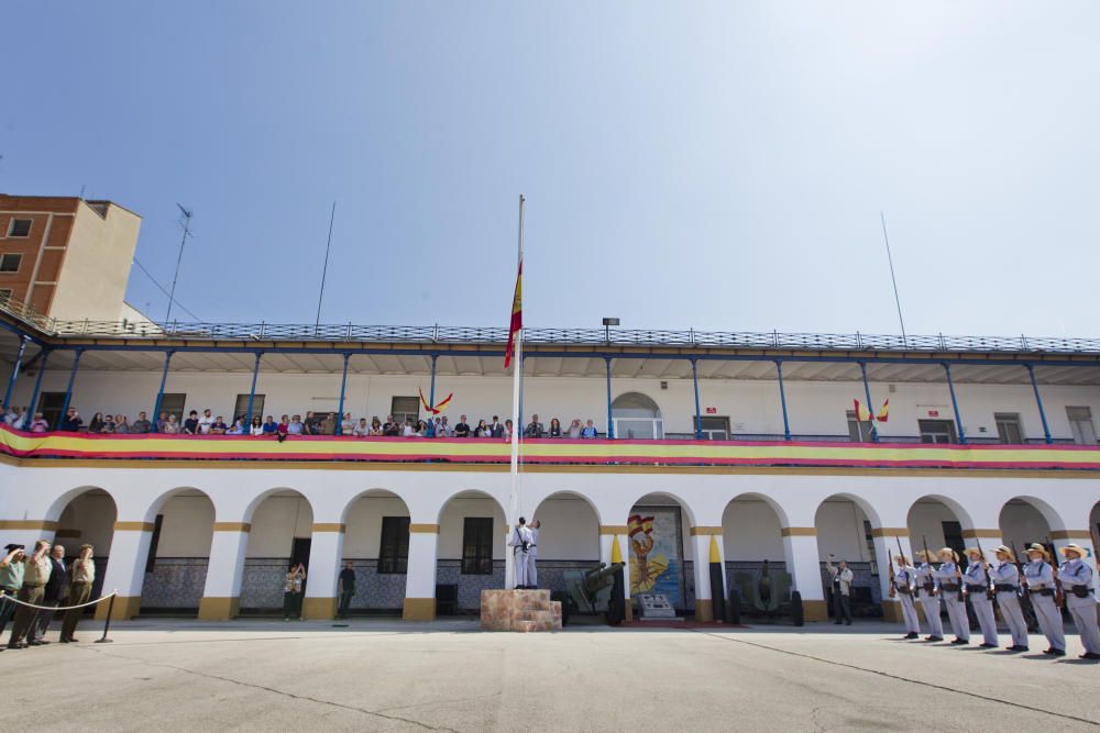 Recreaciones militares de época en el cuartel de la Alameda