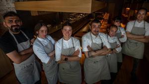 El equipo del restaurante Direkte.