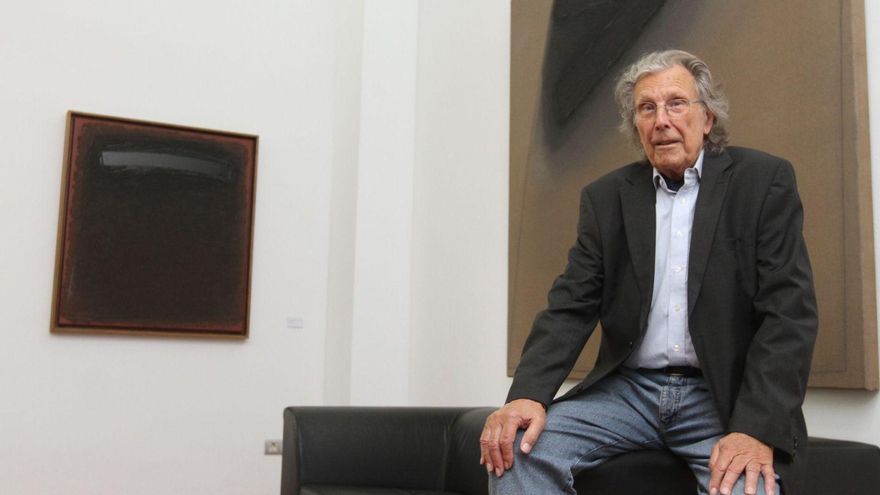 Erwin Bechtold, en una exposición en Can Botino, en el Ayuntamiento de Eivissa, en 2015. | J. A. RIERA