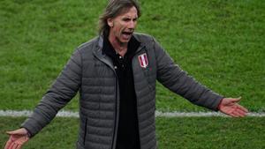 Ricardo Gareca, entrenador de la selección de fútbol de Perú.