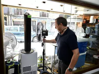 Sin ventiladores por el calor