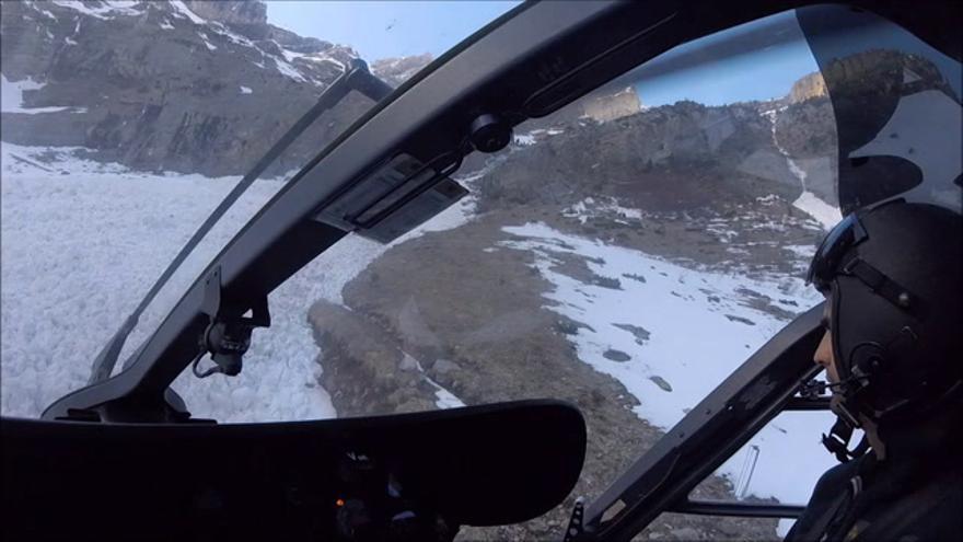 Rescate de montaña en el Valle de Pineta