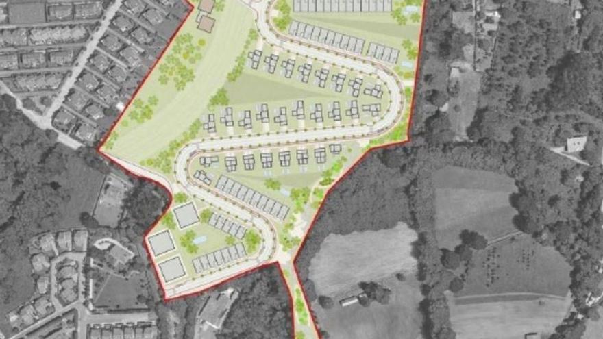 Sector urbanístico entre la N-VI y Lamastelle.