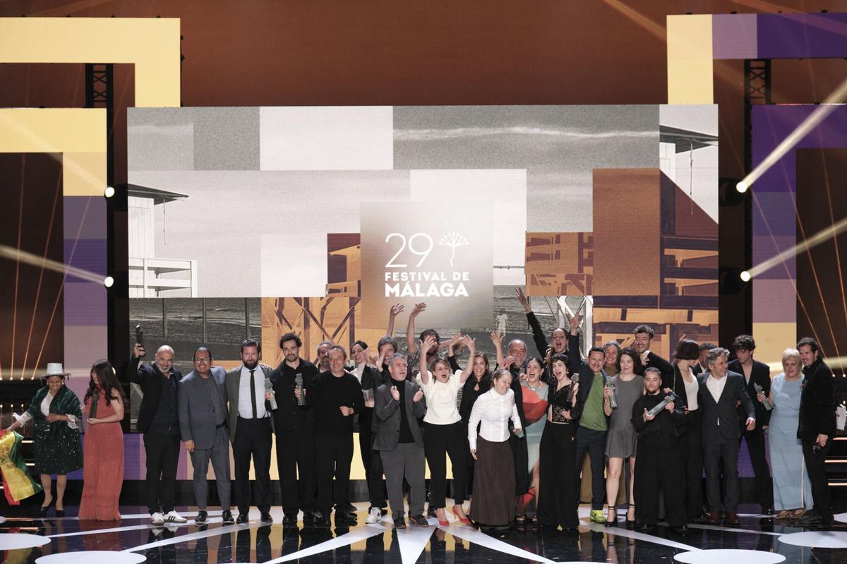Gala de clausura del 29 Festival de Cine de Málaga en el Teatro Cervantes