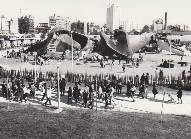 Así fueron las obras del Parque Gulliver en València