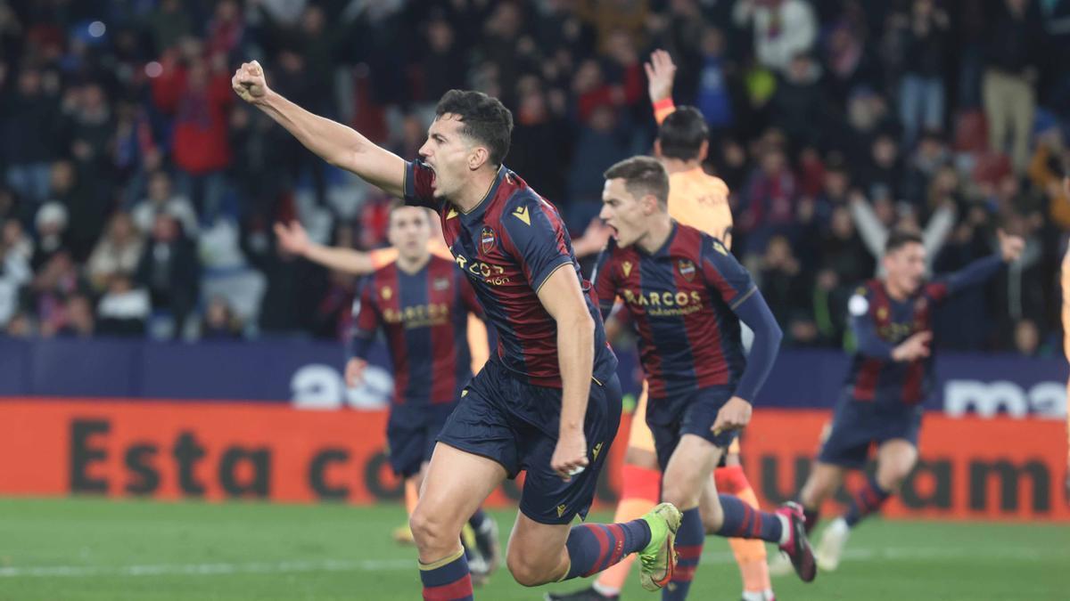 Valencia. Partido de Copa del Rey Levante UD vs Atletico de Madrid