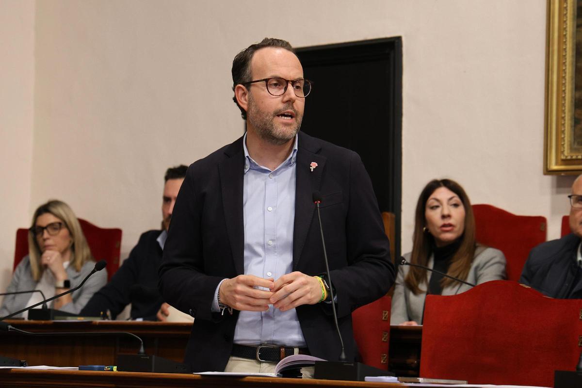 Héctor Díez, portavoz del PSOE en Elche