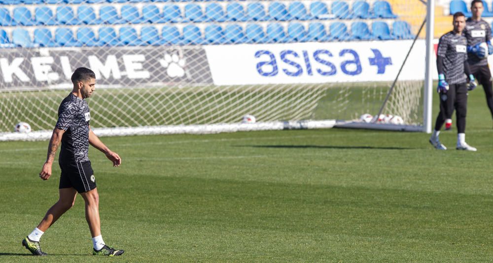 Presentación de Jona como nuevo jugador del Hércules CF