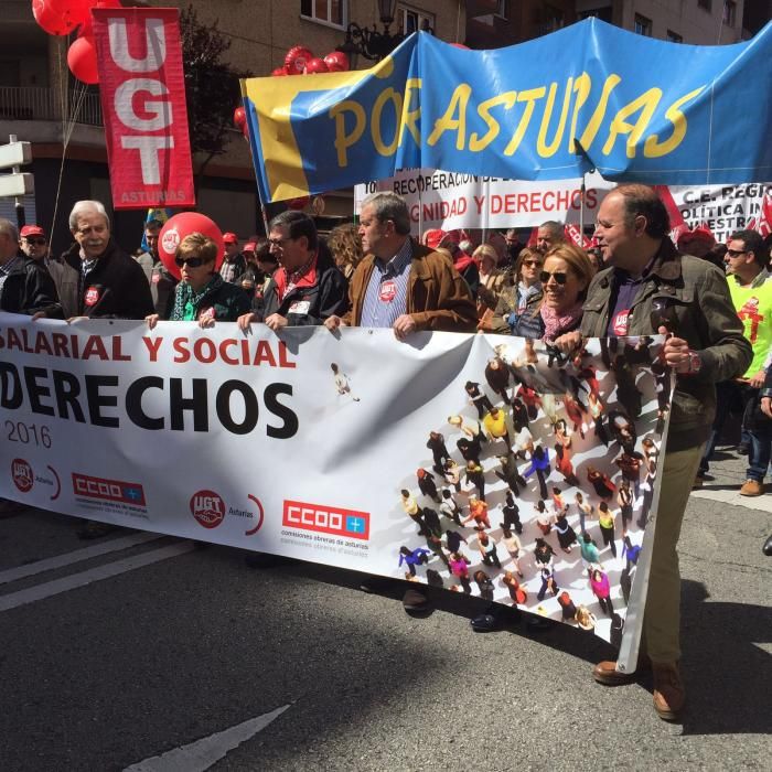 Manifestación del Primero de Mayo en Oviedo