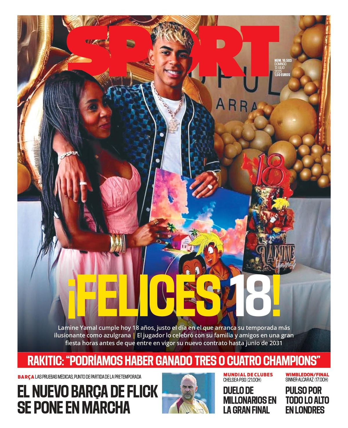 Esta es la portada de SPORT