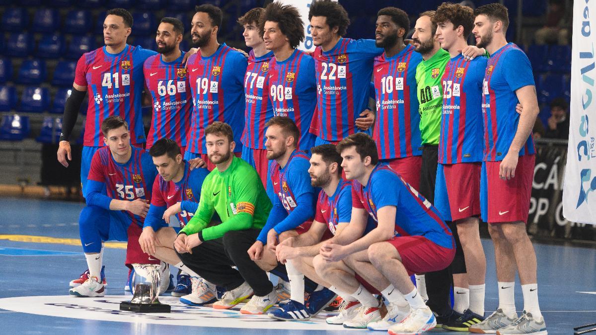 El Barça ofreció la Copa del Rey al Palau