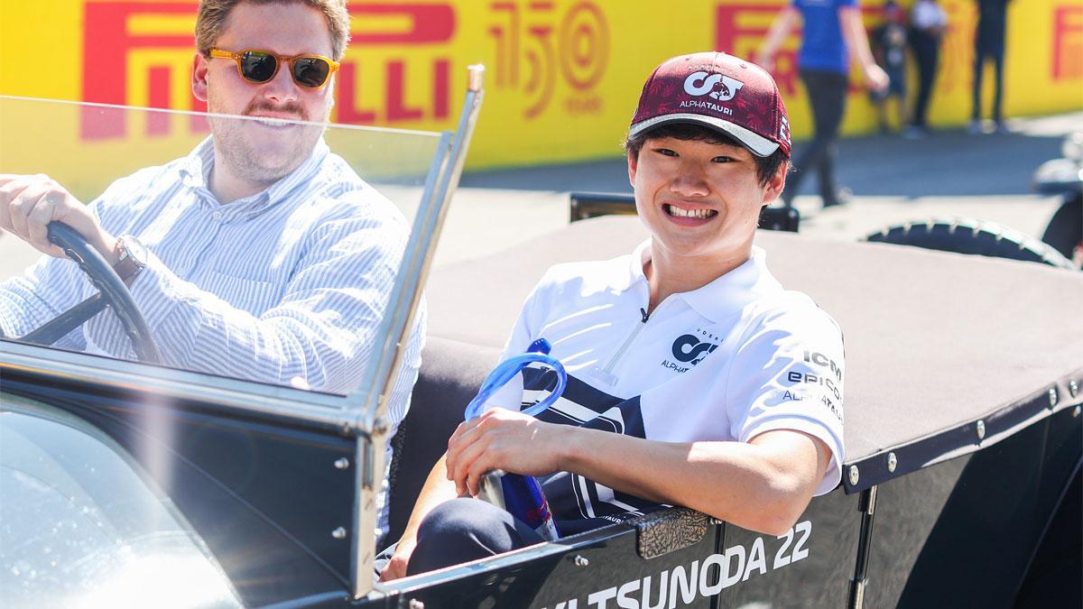 El japonés Yuki Tsunoda, piloto de Alpha Tauri y todo un personaje en la parrilla de F1