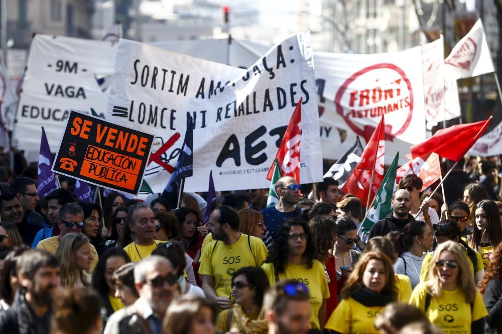 Manifestaciones en toda España contra la Lomce