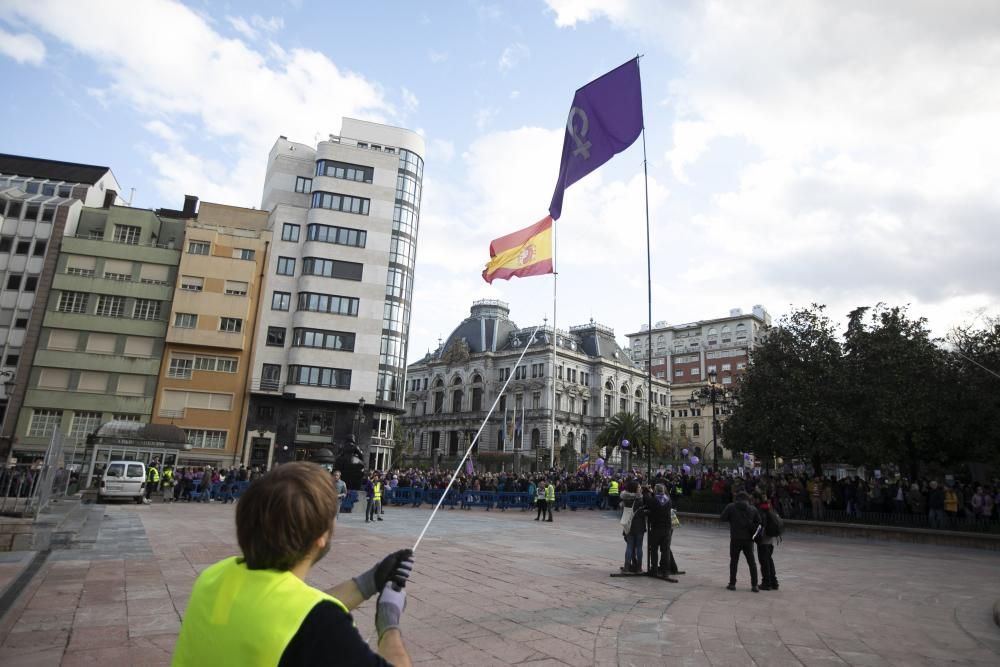 Manifestación del 8 M por las calles de Oviedo