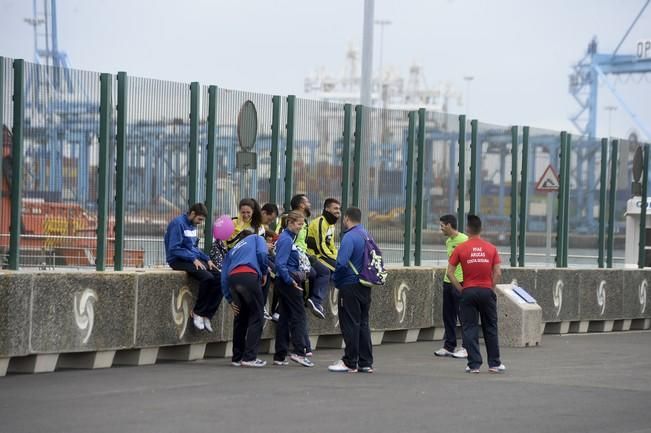 Maniobras de la Armada en la capital grancanaria