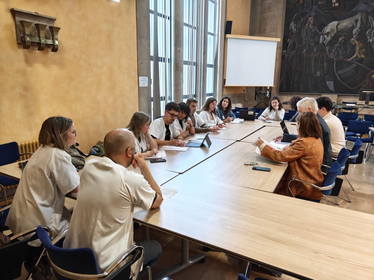 Reunión del Sindicato Médicos del Sespa con representantes del Servicio de Salud.
