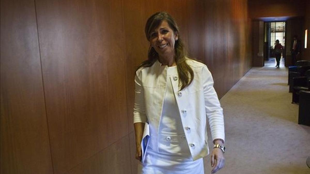 Alicia Sánchez Camacho, en el Parlament