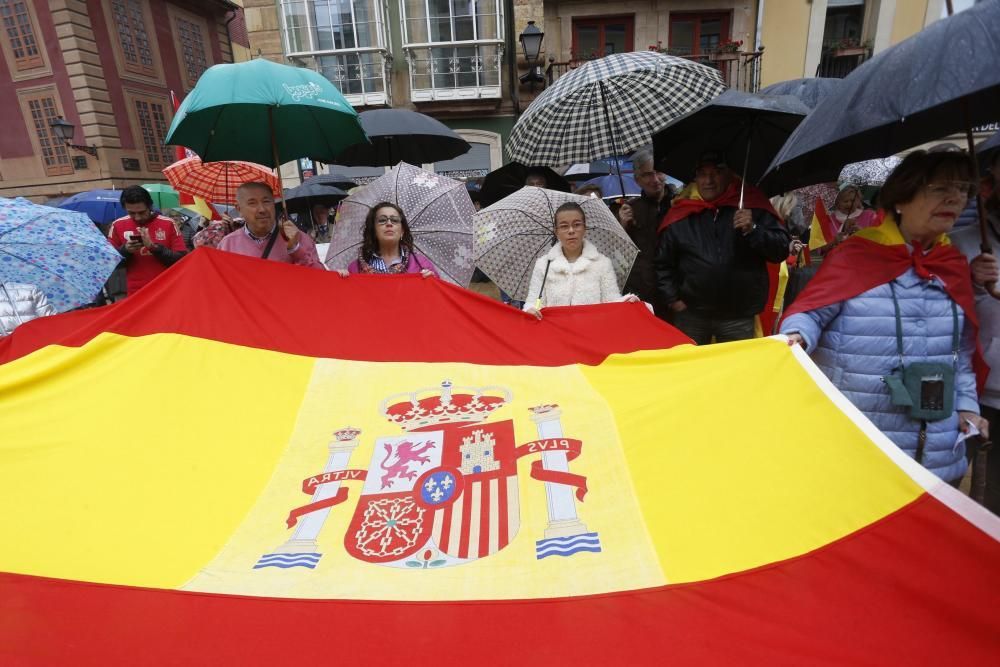 Manifestación en Oviedo por la unidad de España