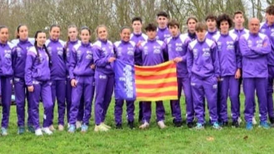 Buen papel de los atletas baleares en el Nacional sub-18  y sub-16 de cross