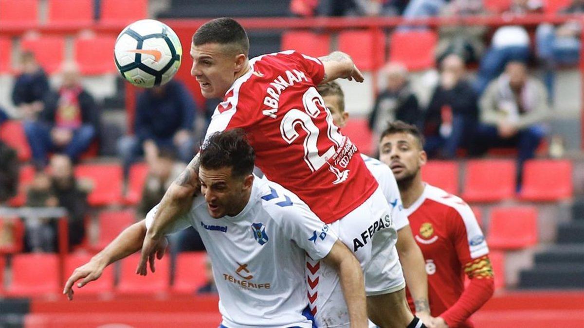 Abraham Minero, uno de los capitanes del Nàstic